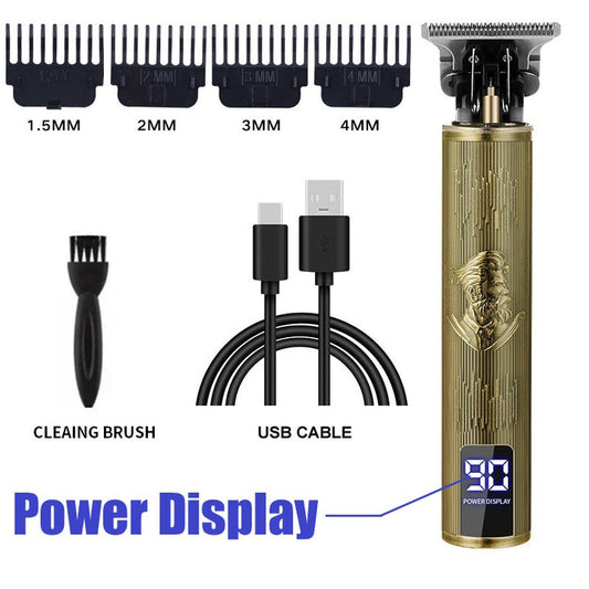 T9 Vintage Hair Trimmer USB Fast Charging Hair Cutting Machine